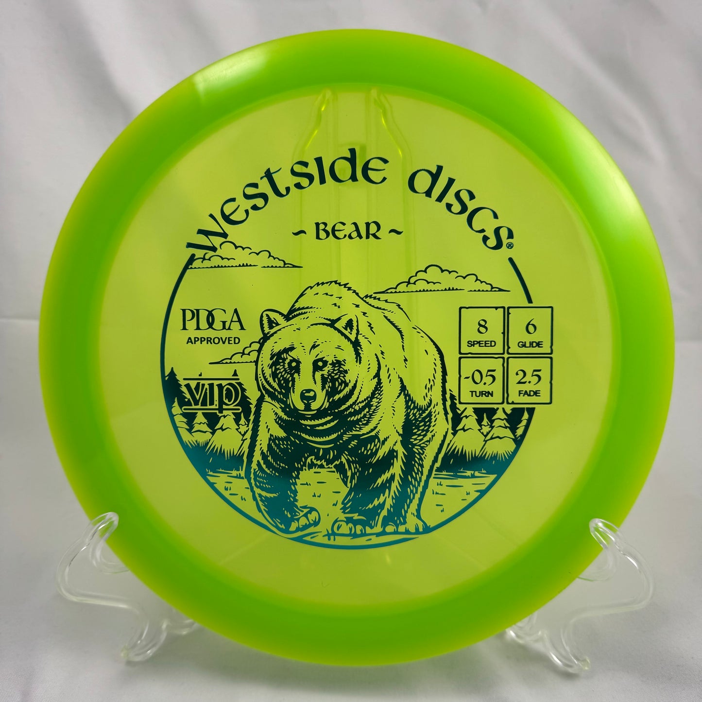 Westside Discs Bear, VIP Plastic 176g, New