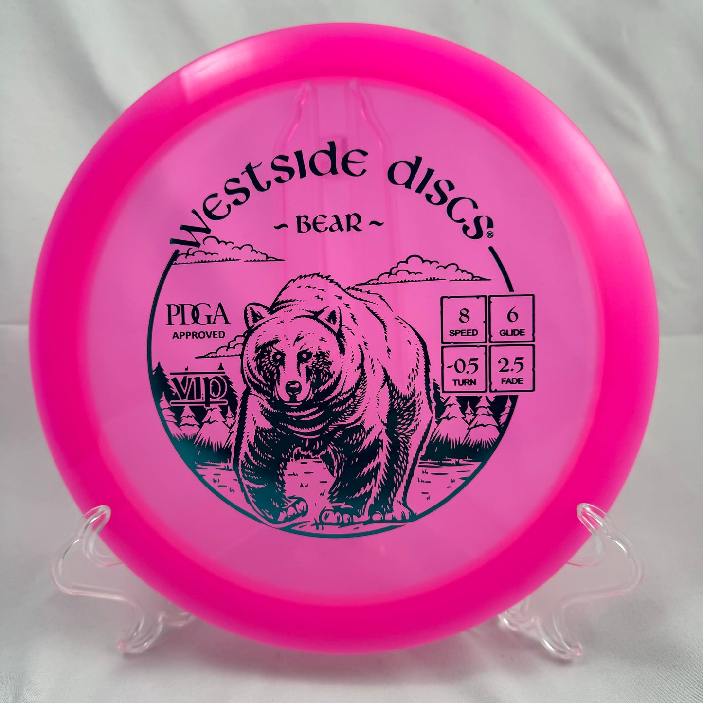 Westside Discs Bear VIP Plastic 168g, New